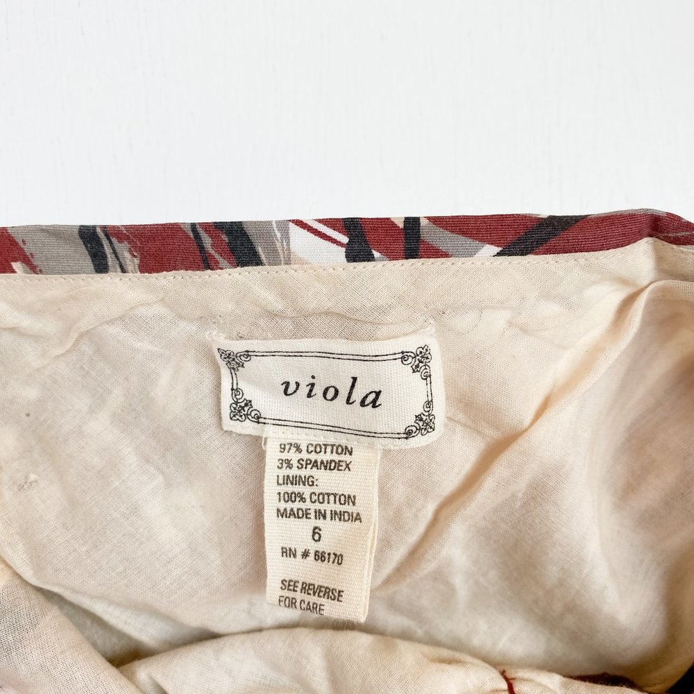 Anthropologie Viola Graphic Halter Dress, 6 - Picture 7 of 7